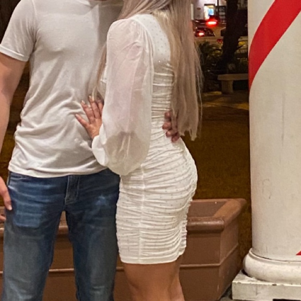 White one shoulder dress
